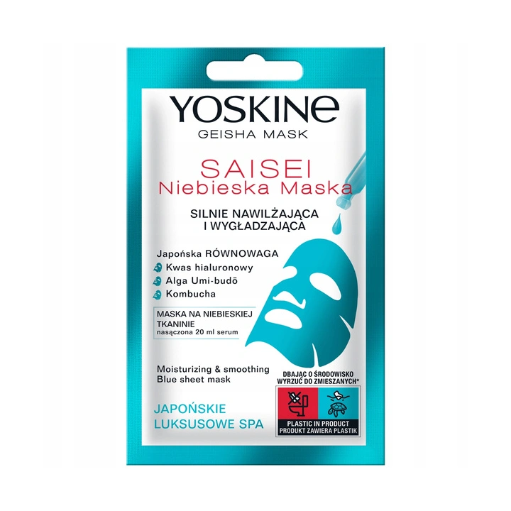 DAX Yoskine Geisha Mask maseczka do twarzy w płacie nawilżająca 20ml