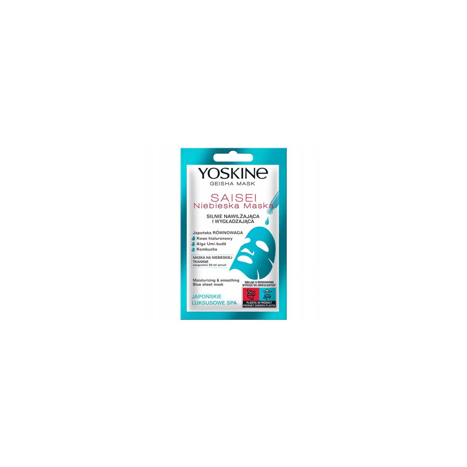 DAX Yoskine Geisha Mask maseczka do twarzy w płacie nawilżająca 20ml