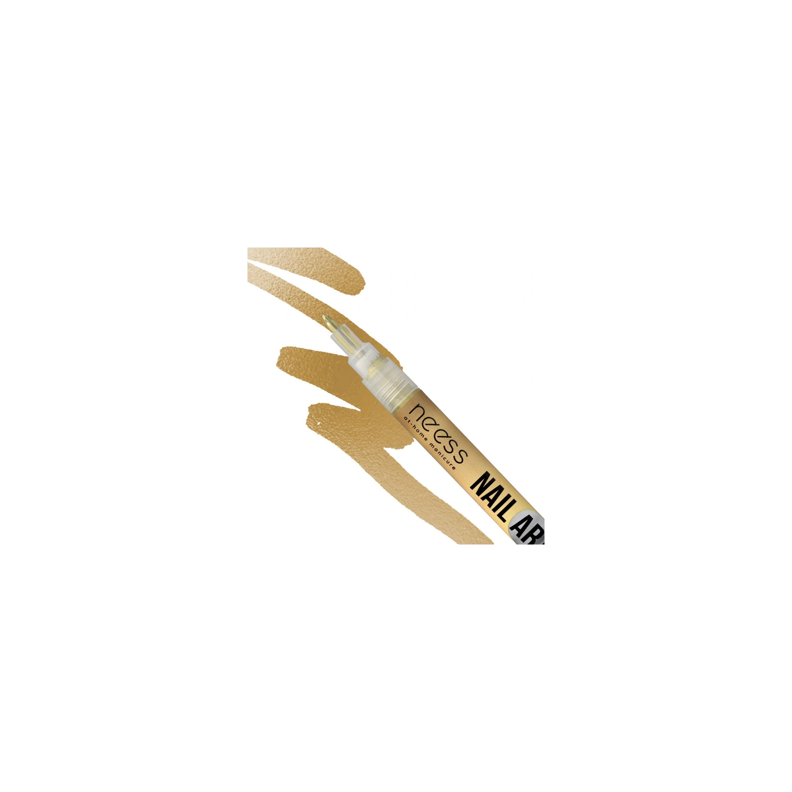 NESS Nail Art Pen pisak do zdobienia paznokci Złoty 2453 3,8ml