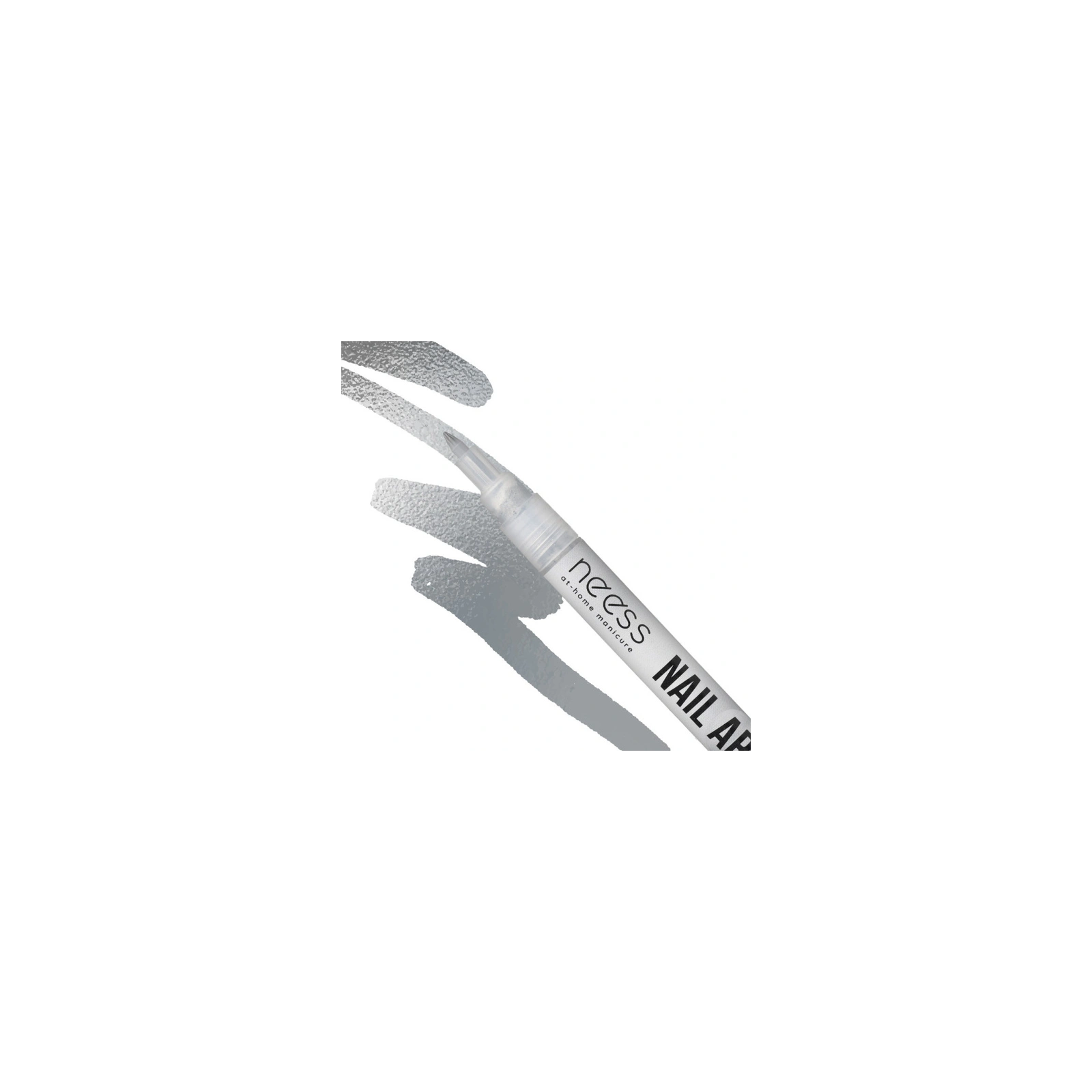 NESS Nail Art Pen pisak do zdobienia paznokci Srebrny 2452 3,8ml