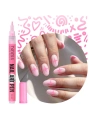NESS Nail Art Pen pisak do zdobienia paznokci Różowy 2454 3,8ml