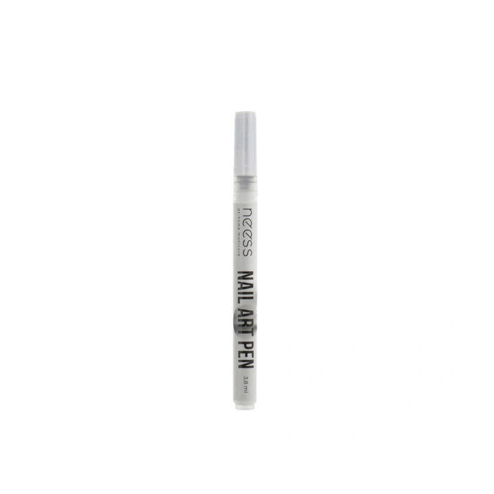 NESS Nail Art Pen pisak do zdobienia paznokci Biały 2450 3,8ml