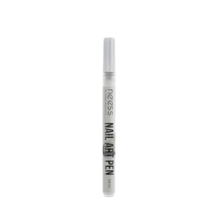 NESS Nail Art Pen pisak do zdobienia paznokci Biały 2450 3,8ml