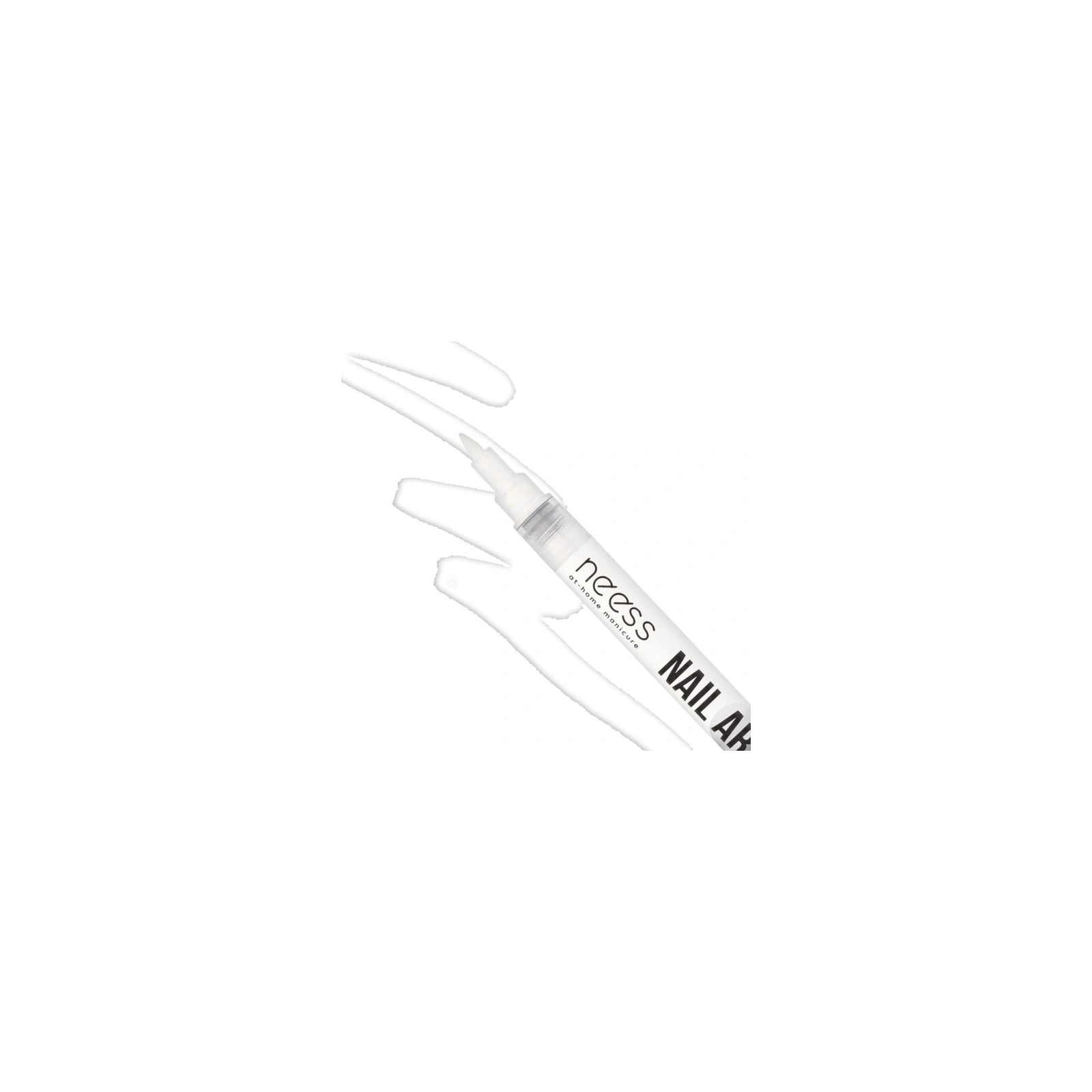 NESS Nail Art Pen pisak do zdobienia paznokci Biały 2450 3,8ml