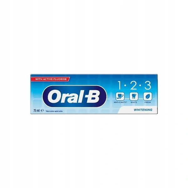 ORAL-B 1.2.3 Whitening pasta do zębów z aktywnym fluorem 75ml
