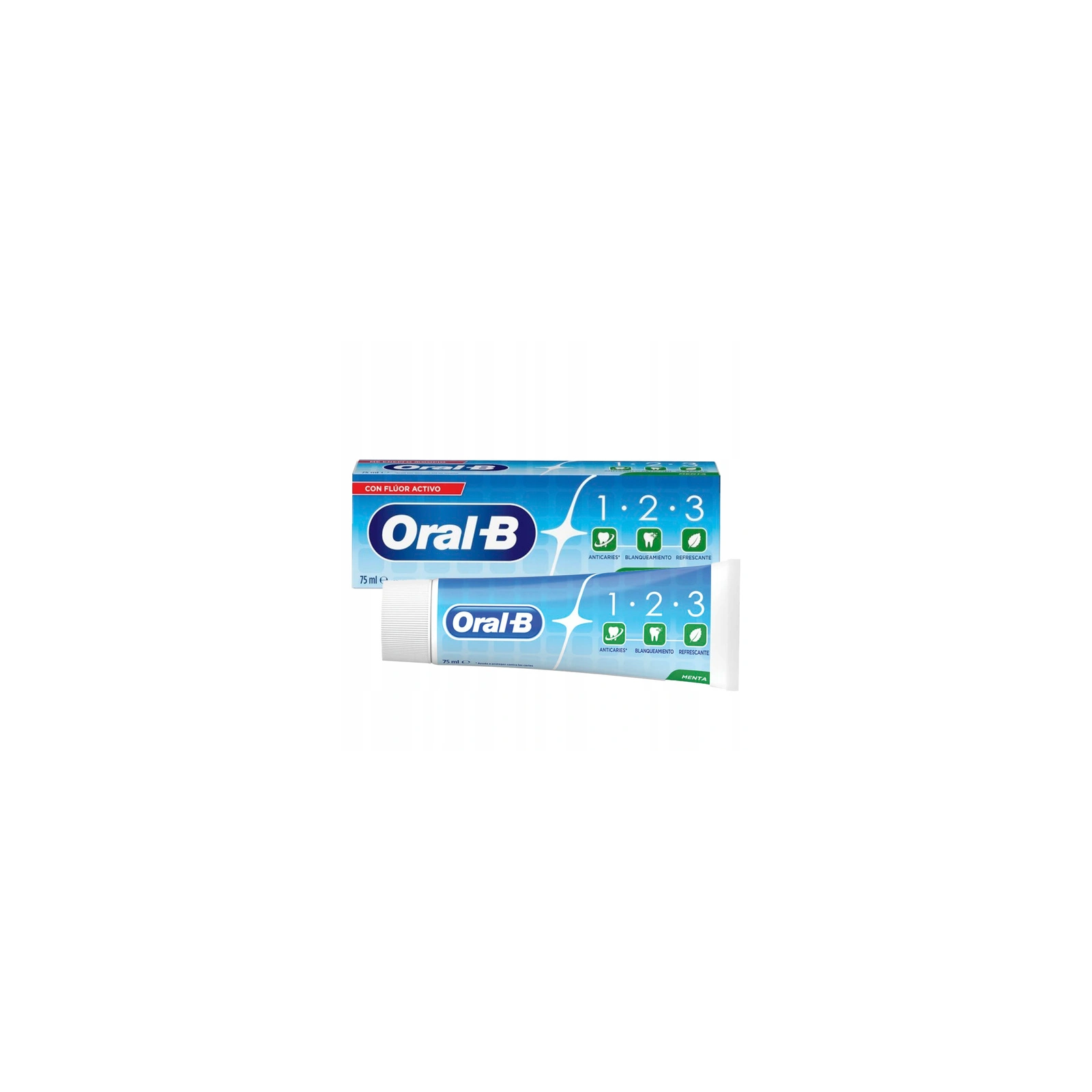 ORAL-B 1.2.3 Extra Fresh pasta do zębów z aktywnym fluorem 75ml