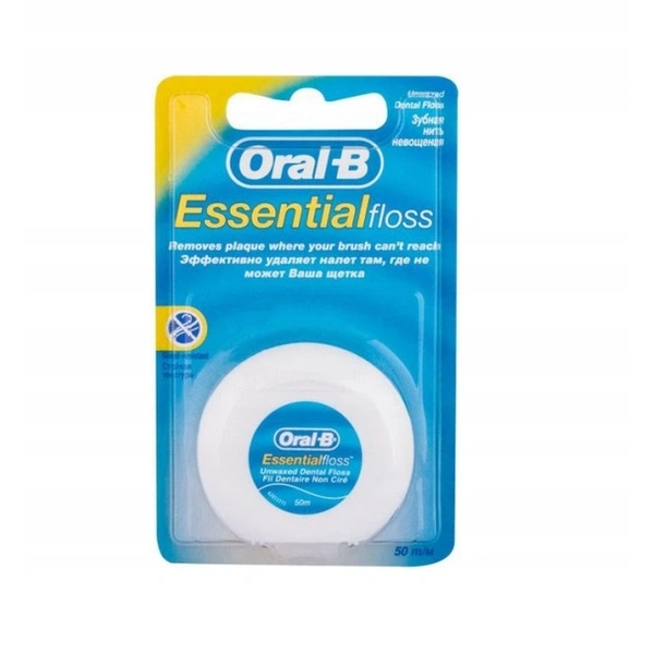 ORAL-B Essentialfloss nić do zębów niewoskowana 50m