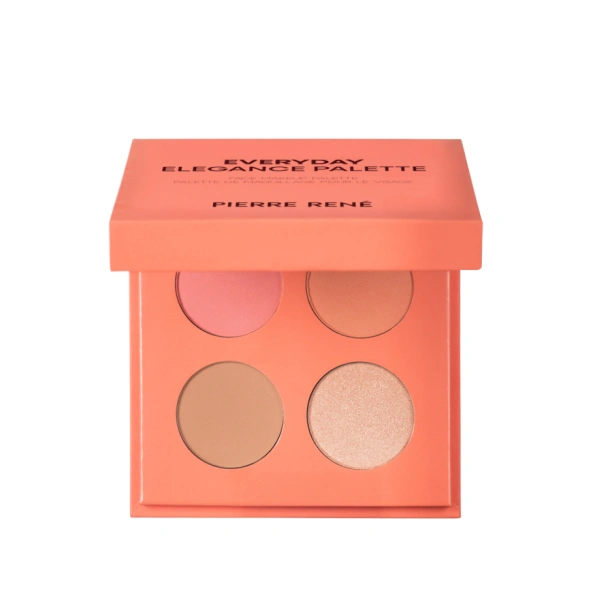 PIERRE RENE Everyday Elegance paletka do makijażu CORAL 4x2,5g