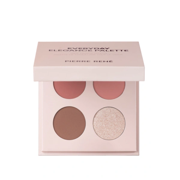 PIERRE RENE Everyday Elegance paletka do makijażu ROSE 4x2,5g