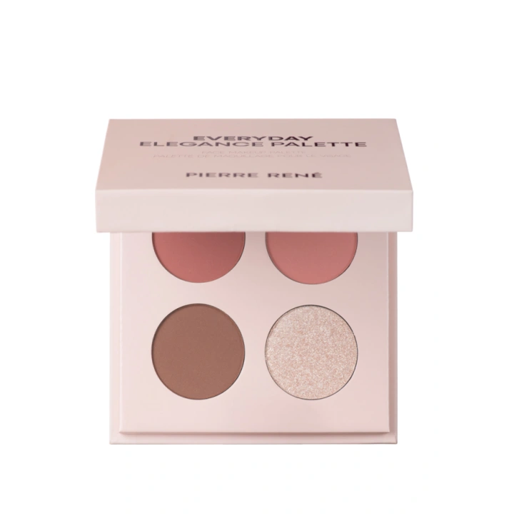PIERRE RENE Everyday Elegance paletka do makijażu ROSE 4x2,5g