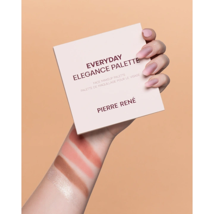 PIERRE RENE Everyday Elegance paletka do makijażu ROSE 4x2,5g