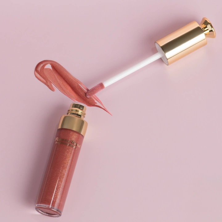 PIERRE RENE Glow Lip Gloss rozświetlający błyszczyk do ust ROSE 8ml