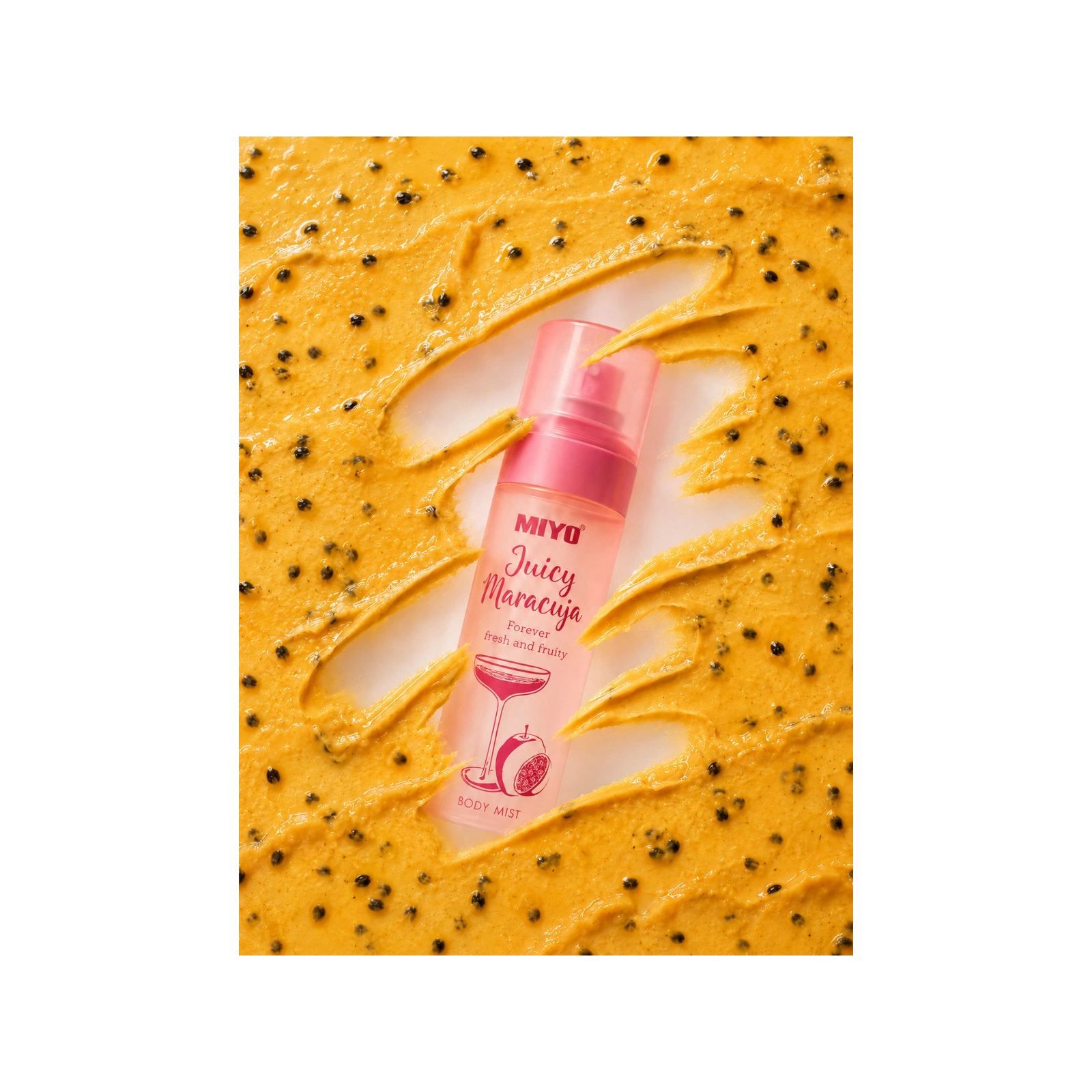 MIYO Body Mist JUICY MARACUJA mgiełka zapachowa do ciała 80ml