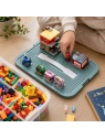 ECARLA organizer sorter na klocki z tacą do układania 31x30x22cm CB82