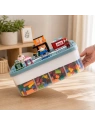 ECARLA organizer sorter na klocki z tacą do układania 31x30x22cm CB82