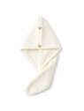 ECARLA ręcznik kapturek, turban do włosów 65x25cm Biały REC60B