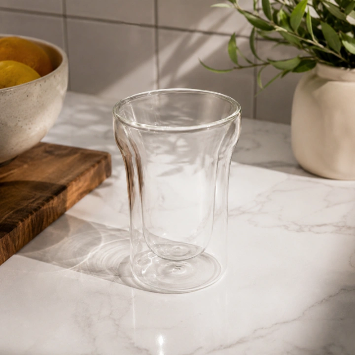 ECARLA szklanka termiczna z podwójnym dnem 240ml SZK220