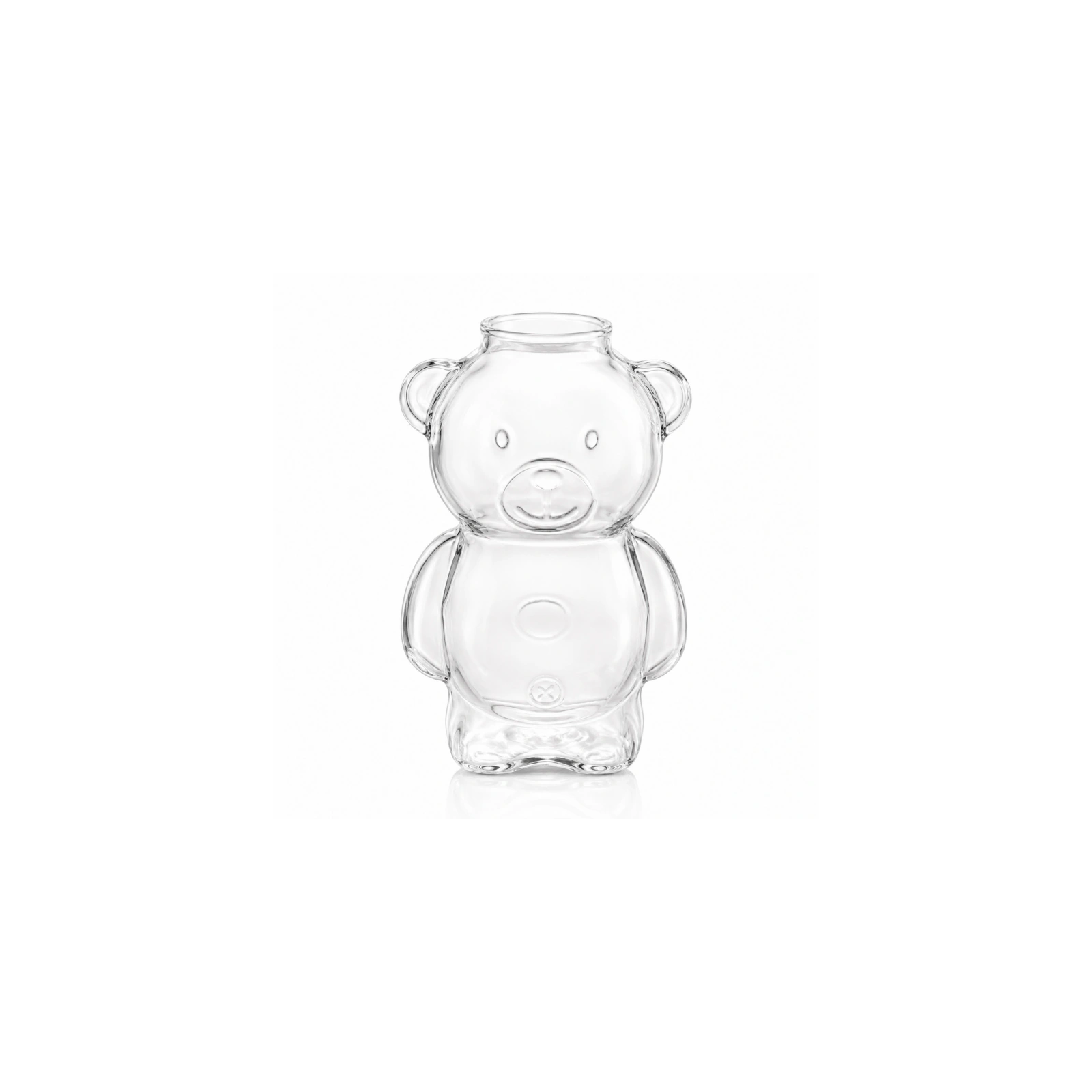 ECARLA Bear Glass szklanka do kawy, matchy 300ml bez słomki SZK221