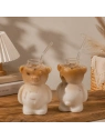 ECARLA Bear Glass szklanka do kawy, matchy 300ml bez słomki SZK221