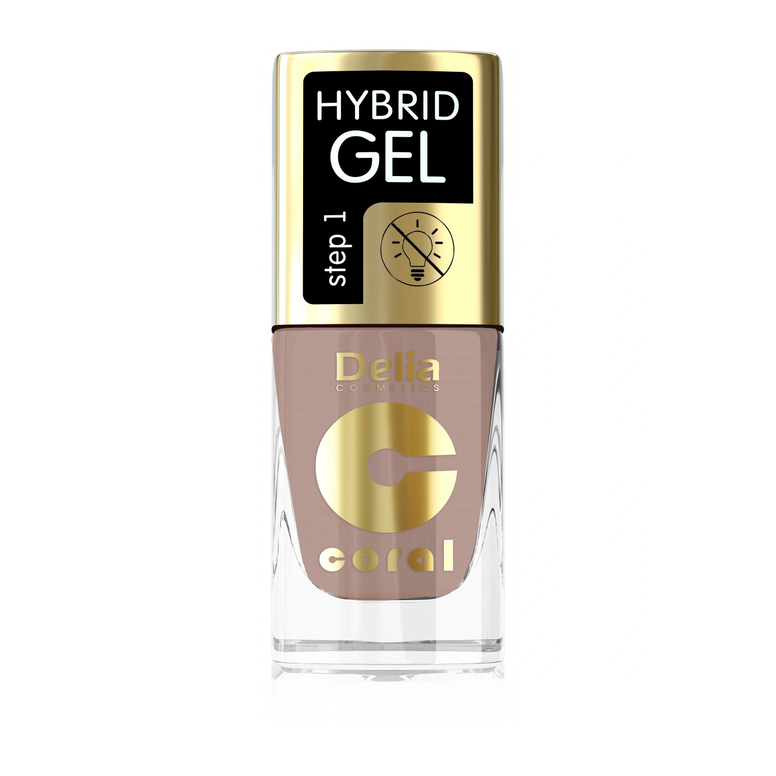 DELIA Coral Hybrid Gel hybrydowy lakier do paznokci 64 11ml