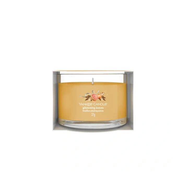 YANKEE CANDLE Signature Mini świeca w słoiku GLISTENING LEAVES 37g