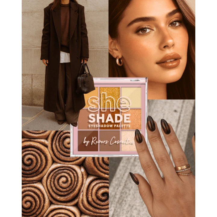 REVERS She Shade paleta cieni do powiek 01 Classy Bronze 9g