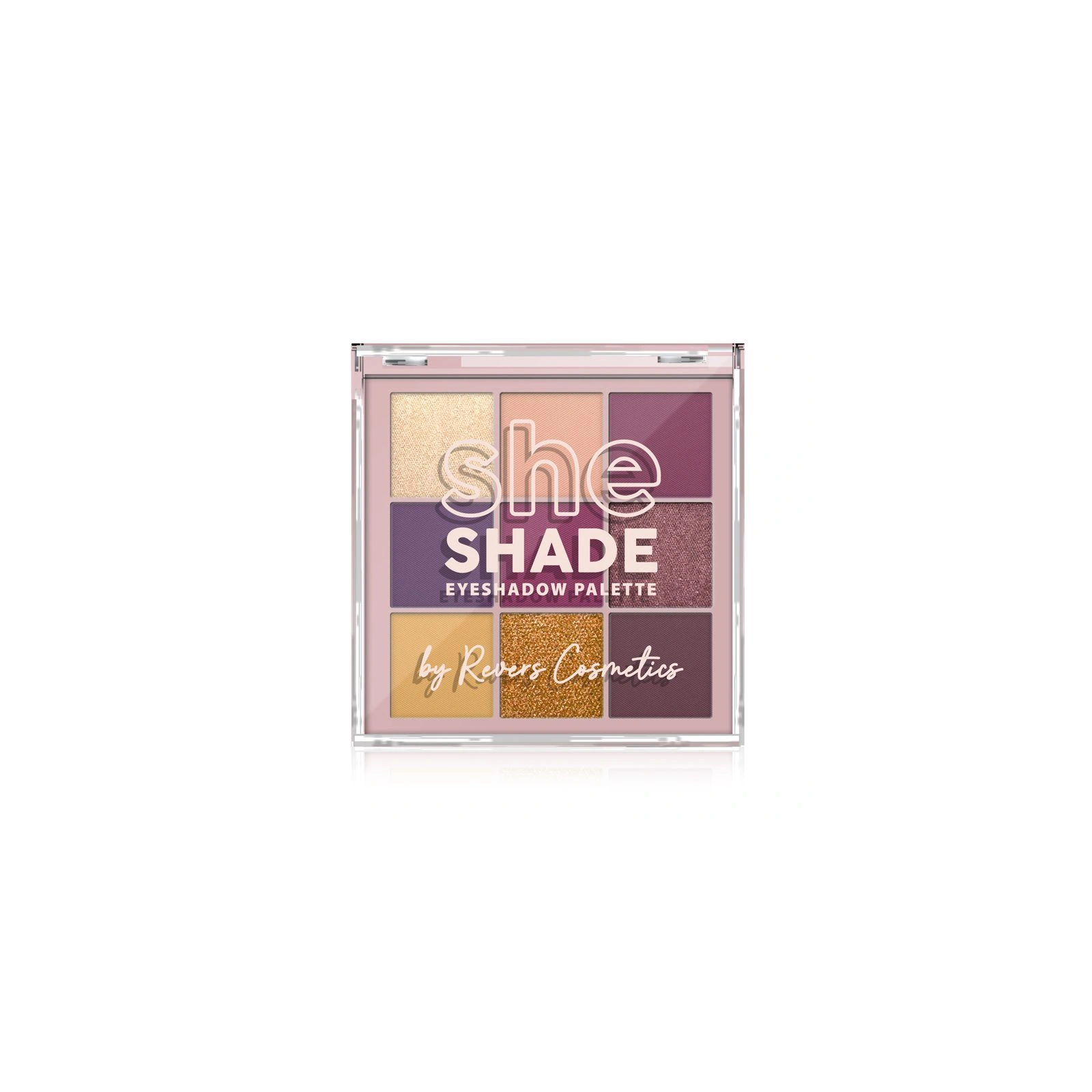 REVERS She Shade paleta cieni do powiek 02 Burgundy Glam 9g