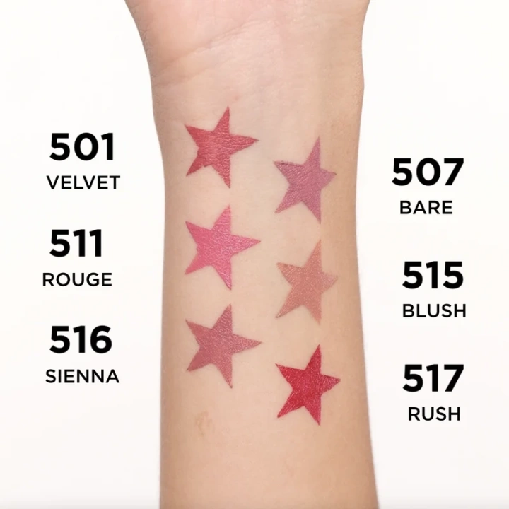 EVELINE Celebrity Lips Satin satynowa pomadka do ust 501 Velvet 4,1g