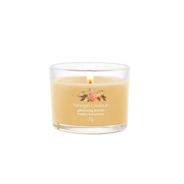 YANKEE CANDLE Signature Mini świeca w słoiku GLISTENING LEAVES 37g