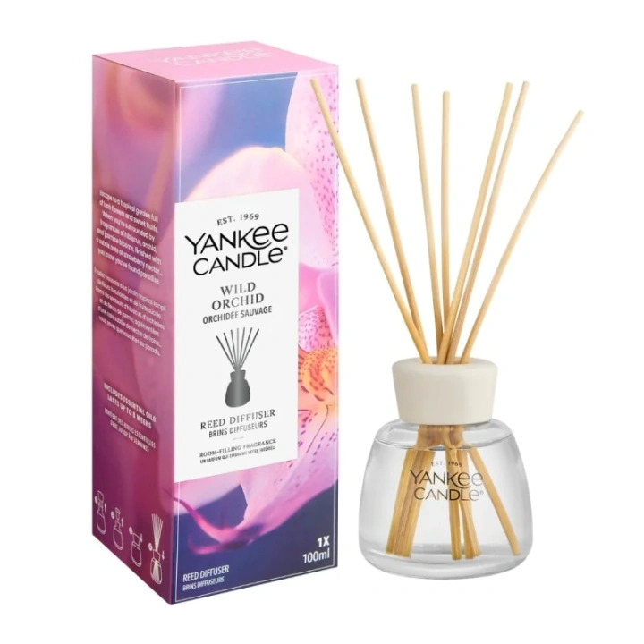 YANKEE CANDLE Reed Diffuser New pałeczki zapachowe WILD ORCHID 100ml