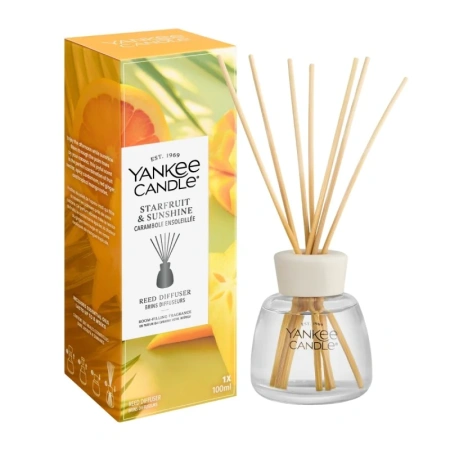 YANKEE CANDLE Reed Diffuser New pałeczki zapachowe STARFRUIT & SUNSHINE 100ml