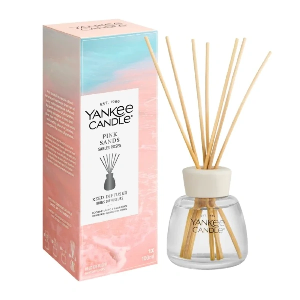 YANKEE CANDLE Reed Diffuser New pałeczki zapachowe PINK SANDS™ 100ml