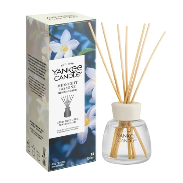 YANKEE CANDLE Reed Diffuser New pałeczki zapachowe MIDNIGHT JASMINE 100ml