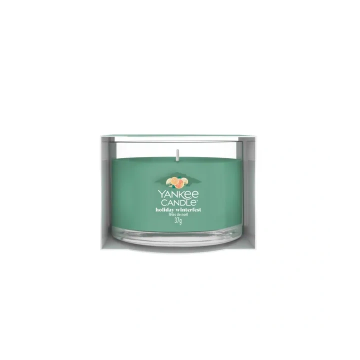 YANKEE CANDLE Signature Mini świeca w słoiku HOLIDAY WINTERFEST 37g