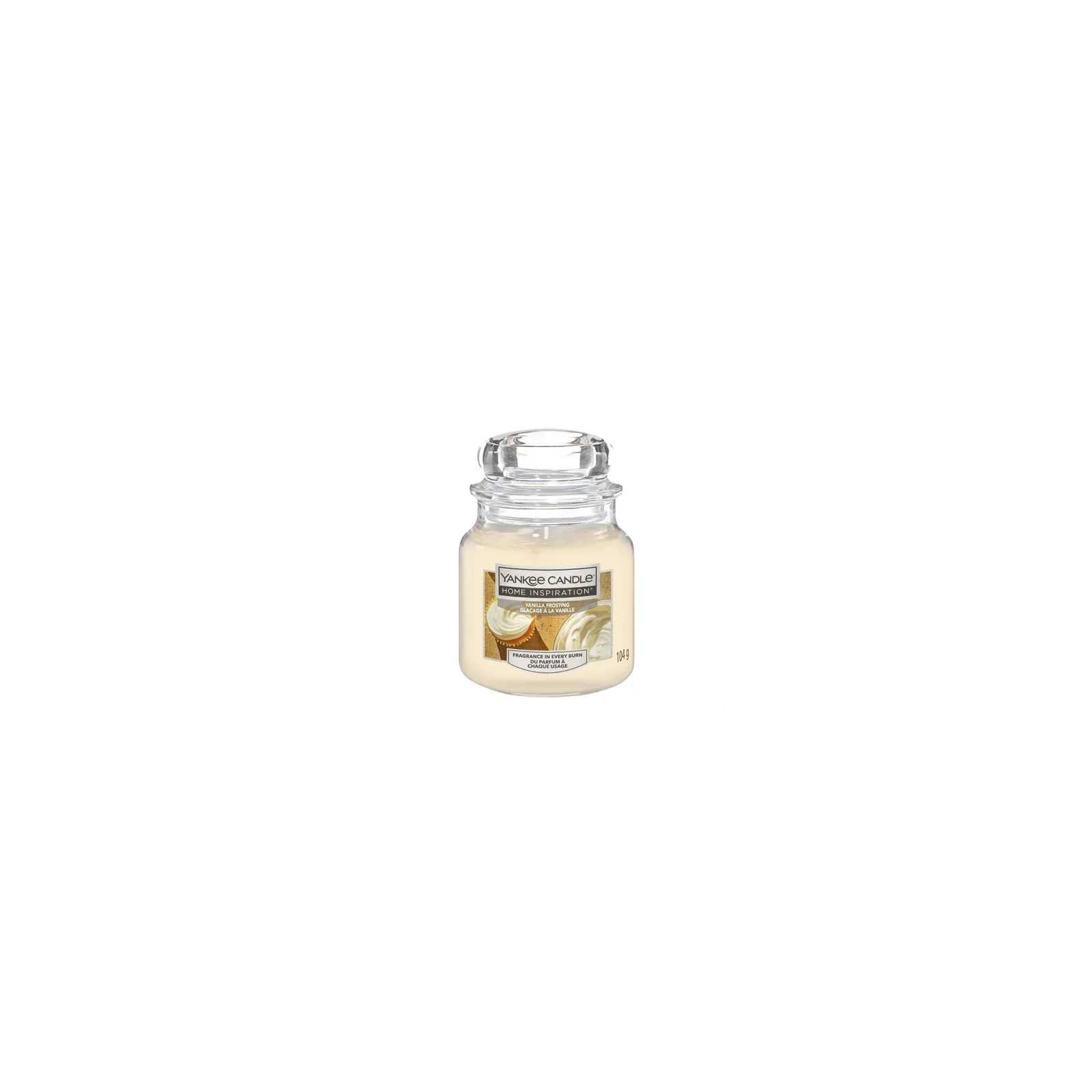 YANKEE CANDLE Home Inspiration Mała świeca w słoiku VANILLA FROSTING 104g