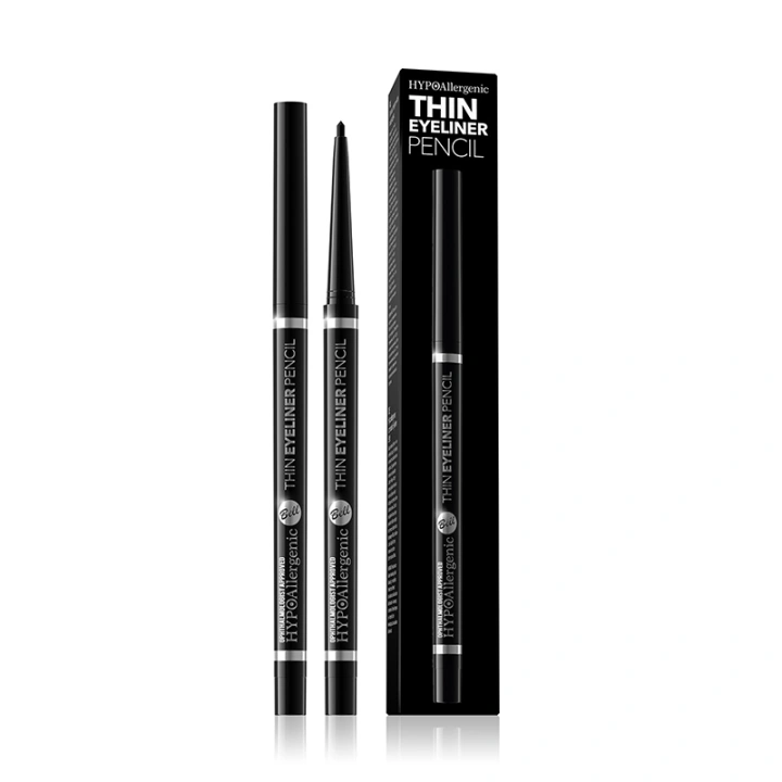 BELL Thin Eyeliner Pencil kredka do oczu 01 Black 0,05g