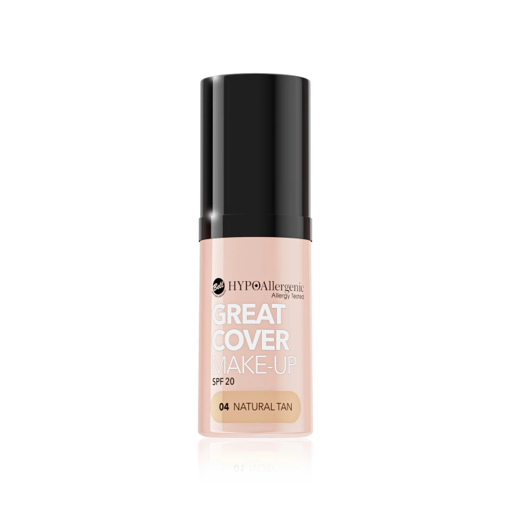BELL Great Cover Make-Up podkład do twarzy SPF20 04 Natural Tan 20g