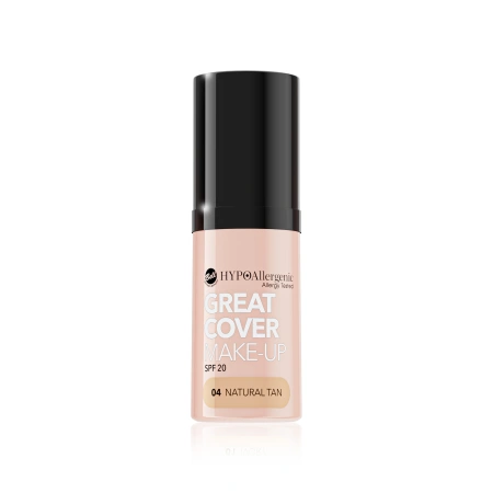 BELL Great Cover Make-Up podkład do twarzy SPF20 04 Natural Tan 20g