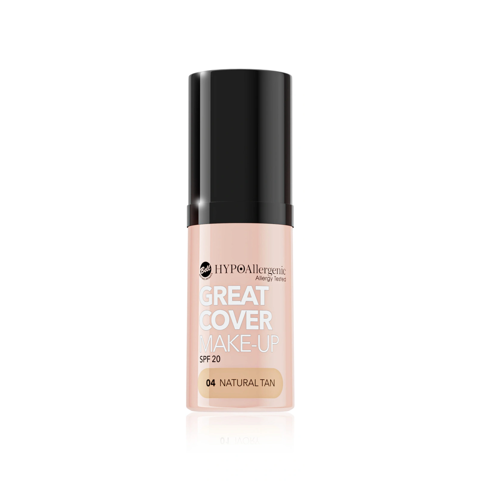 BELL Great Cover Make-Up podkład do twarzy SPF20 04 Natural Tan 20g
