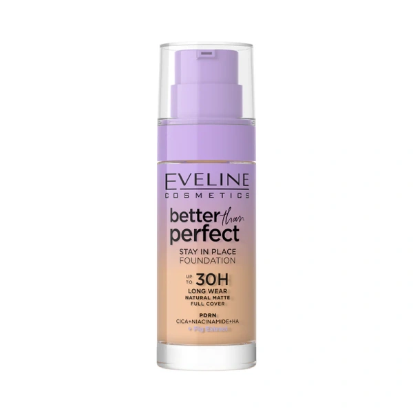EVELINE Better Than Perfect długotrwały podkład do twarzy matujący 04 Golden Vanilla 30ml