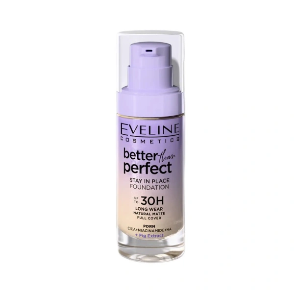 EVELINE Better Than Perfect długotrwały podkład do twarzy matujący 01 Light Ivory 30ml
