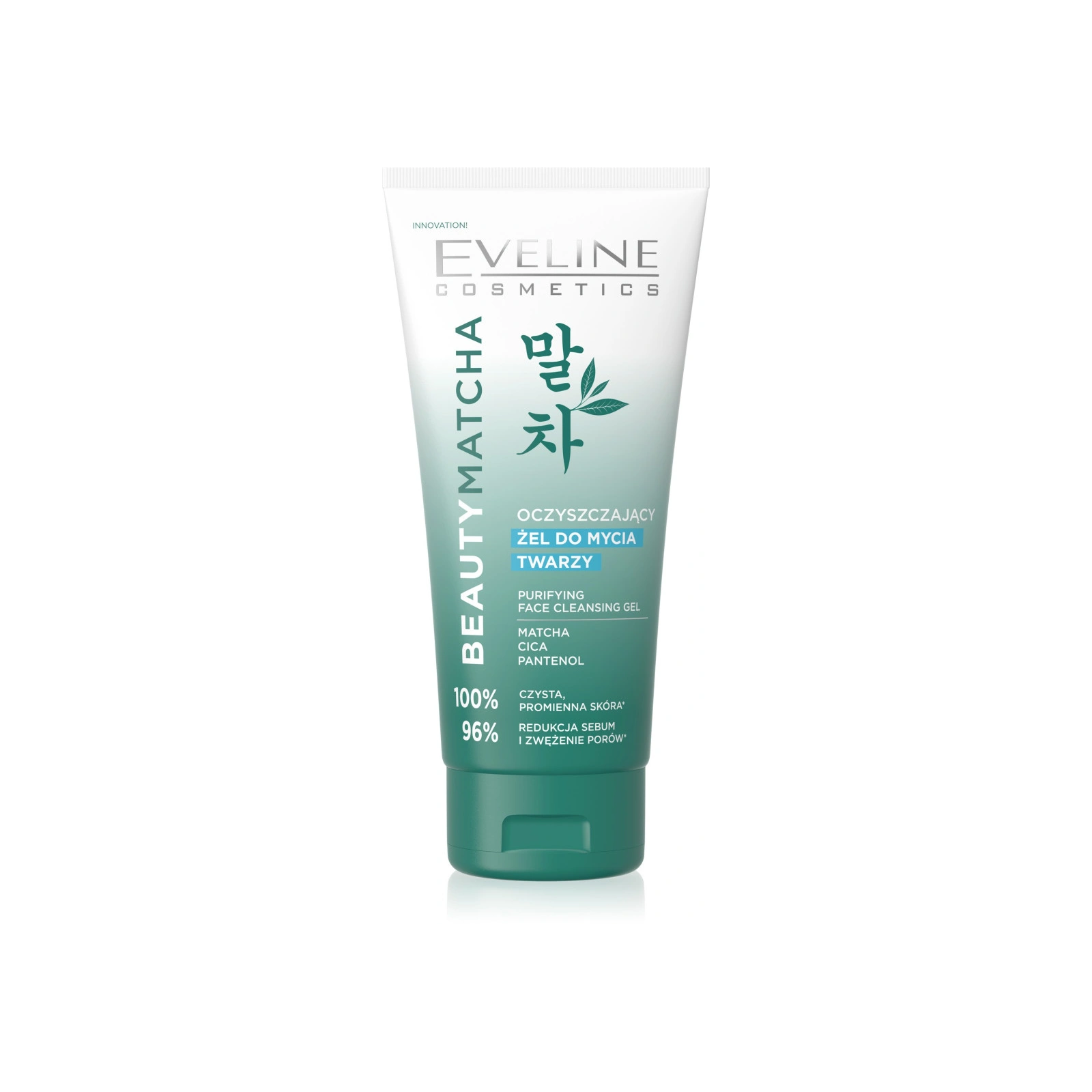 EVELINE Beauty Matcha oczyszczający żel do mycia twarzy 150ml