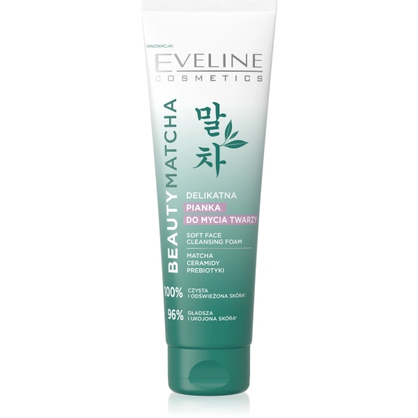 EVELINE Beauty Matcha delikatna pianka do mycia twarzy 125ml