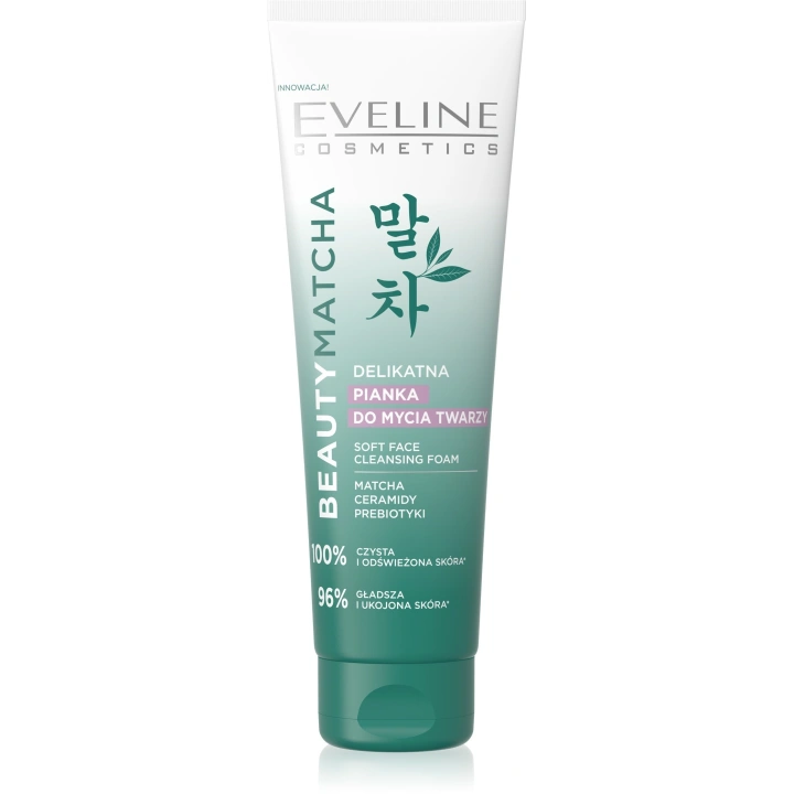EVELINE Beauty Matcha delikatna pianka do mycia twarzy 125ml