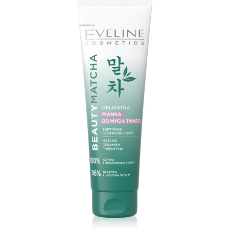 EVELINE Beauty Matcha delikatna pianka do mycia twarzy 125ml