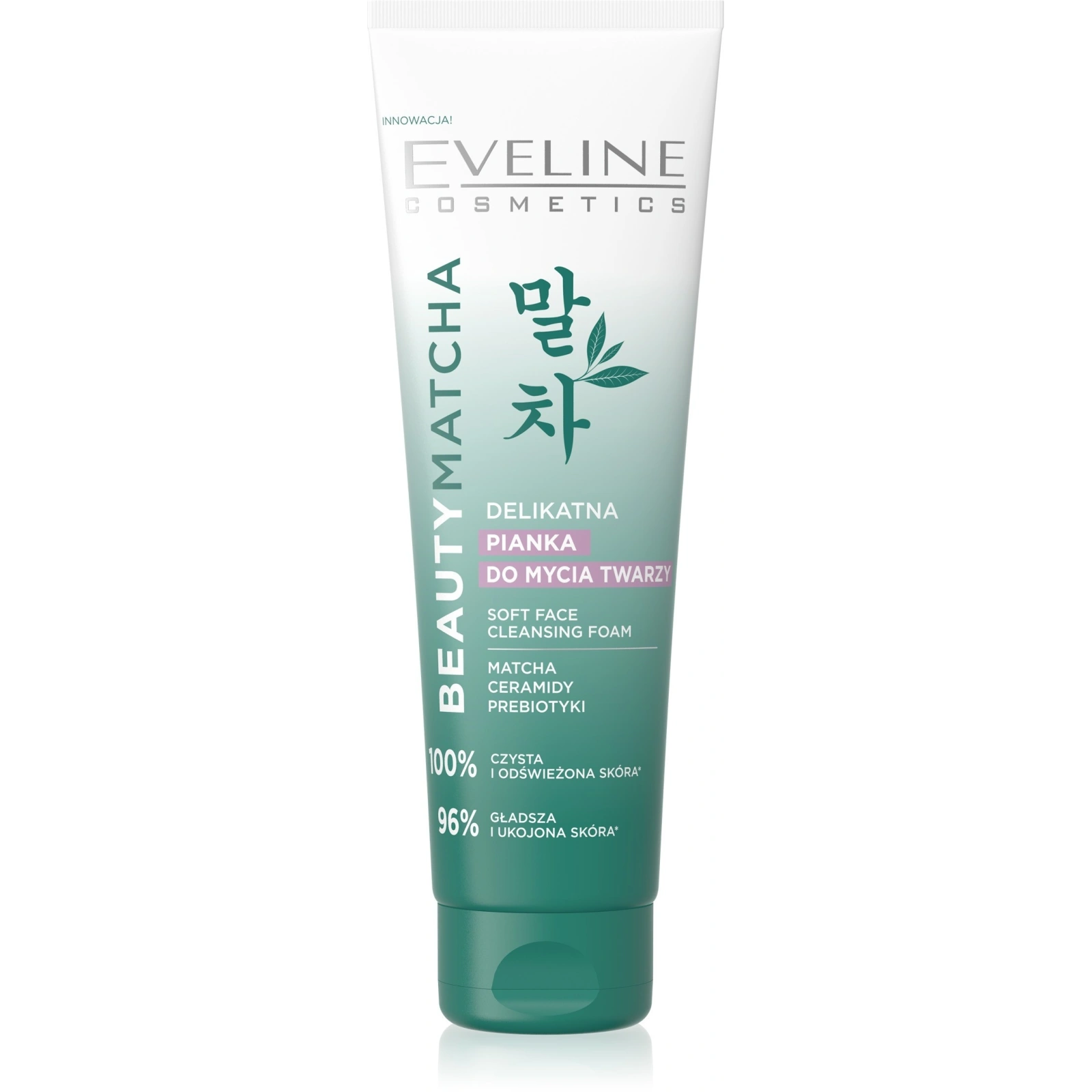 EVELINE Beauty Matcha delikatna pianka do mycia twarzy 125ml