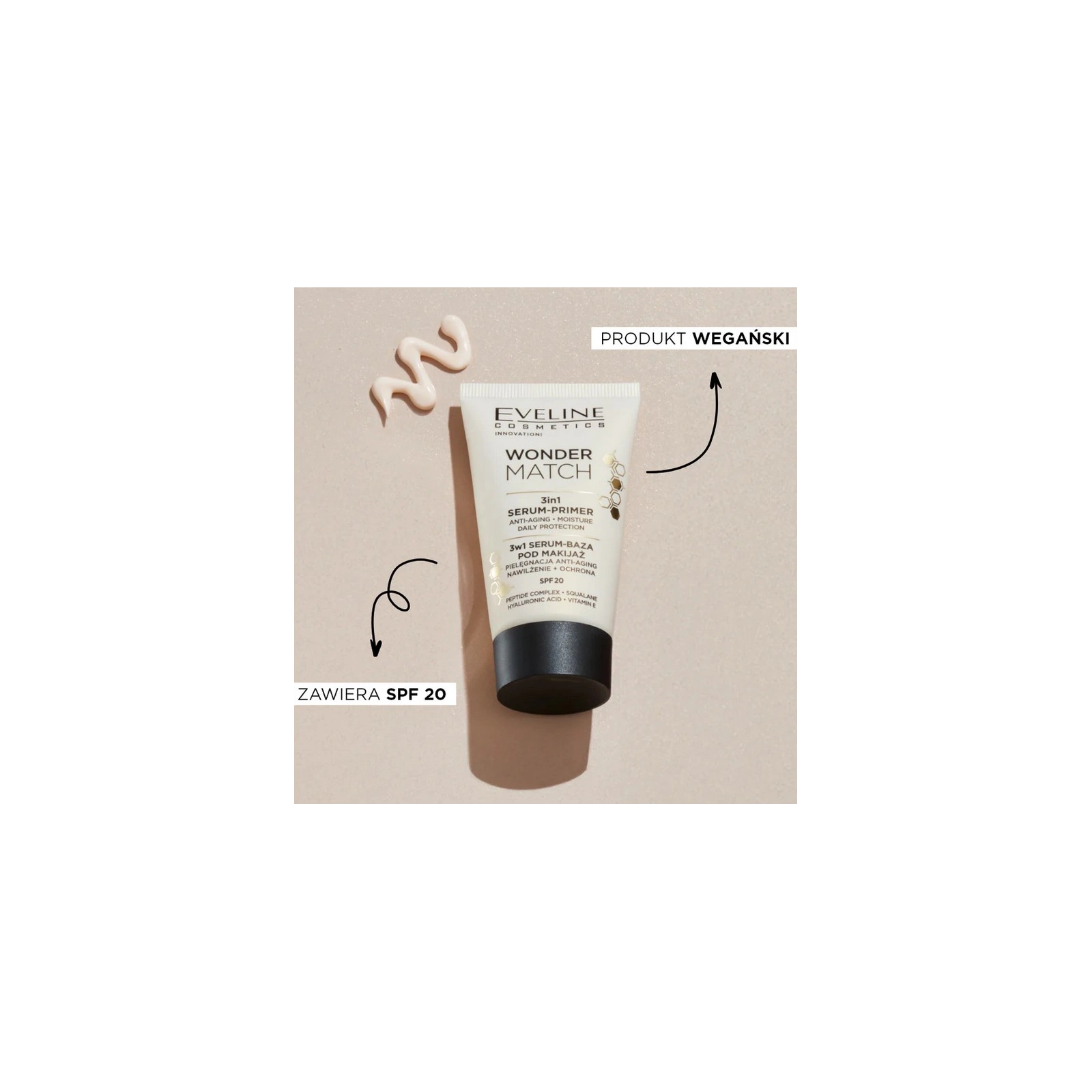 EVELINE Wonder Match serum-baza pod makijaż 3w1 30ml
