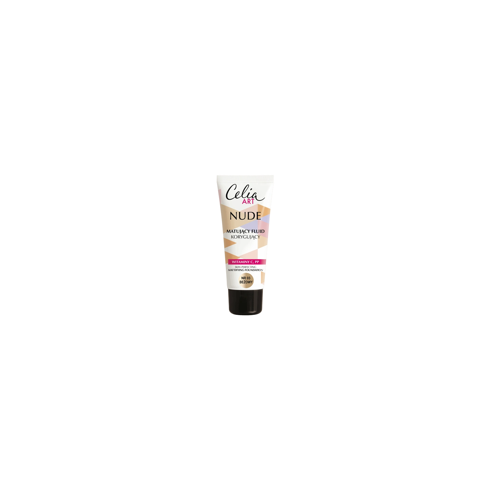 CELIA Matt Nude matujący podkład korygujący 03 Beżowy 30ml