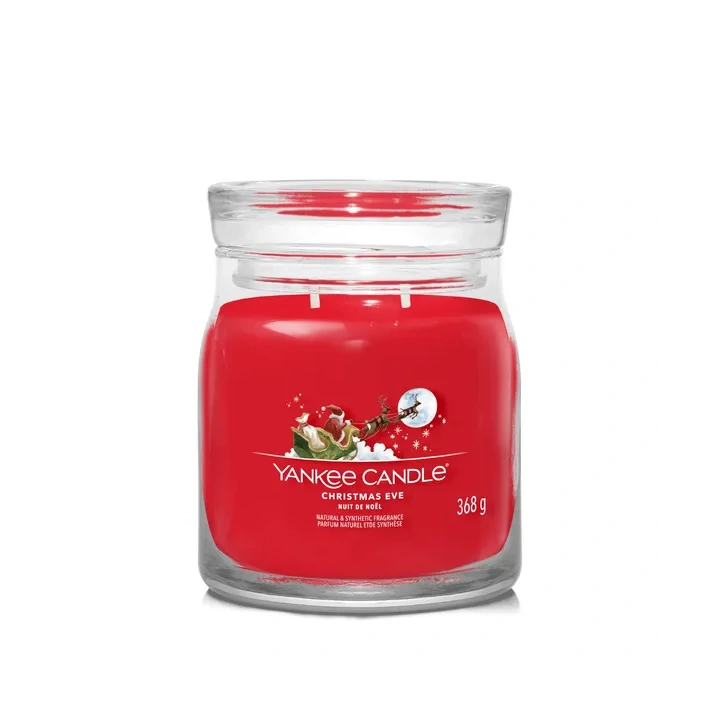 YANKEE CANDLE Signature Średnia świeca w słoiku CHRISTMAS EVE 368g
