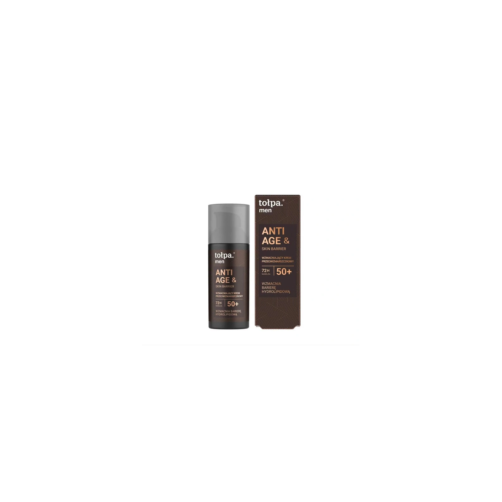 TOŁPA Men Anti Age&Skin Barrier wzmacniający krem przeciwzmarszczkowy 50+ 50ml